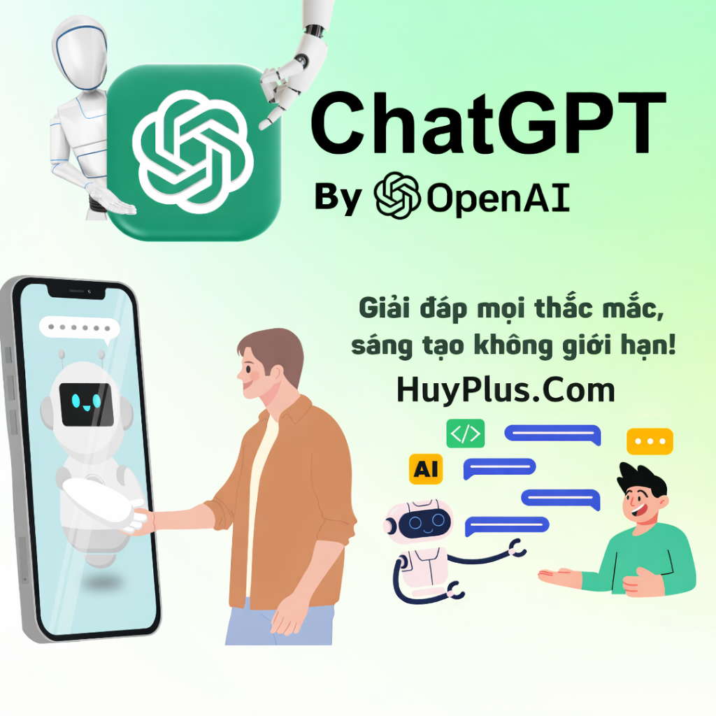 Tài khoản chat GPT Plus (GPT5) giá rẻ 99K HuyPlus.Com
